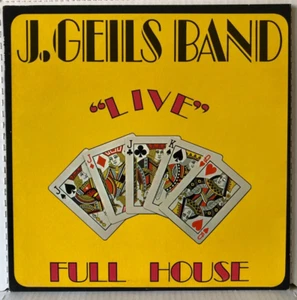 COVER ONLY NO RECORD J Geils Band LIVE FULL HOUSE 1977 Atlantic $2 CLEARANCE - Picture 1 of 2