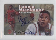 1995 Tetrad Auto-Phonex $2 /3000 Damon Stoudamire #11 Rookie Auto RC