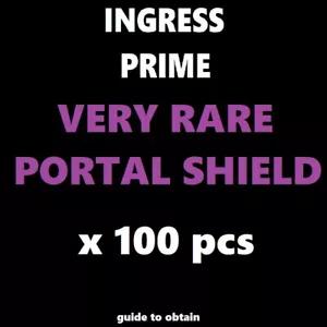 Guide for INGRESS PRIME: Very Rare Shield - 100 pcs - Afbeelding 1 van 1