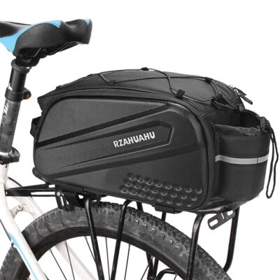 Bicycle Rear Rack Seat Bag Bike Storage Trunk Pannier Saddlebag Waterproof Hot - Image 1 of 4