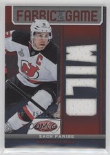 2012-13 Certified Fabric of the Game Mirror Red Team Die-Cut /150 Zach Parise