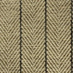 Tela de tapicería/cortina a rayas beige gris espina de arenque Jamerson 140 cm de ancho - Imagen 1 de 6