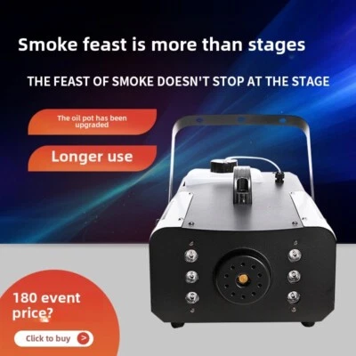 LED900W remote control smoke machine fire fighting  stage performance wedding  - Image 1 of 4