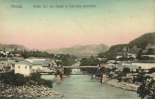 colombia, HONDA, Tolima, Vista del Rio Guali y los tres Puentes (1910s) Postcard