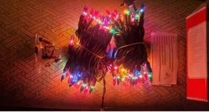 Holiday Time 100 Count Multicolor Incandescent Christmas Lights - Picture 1 of 3