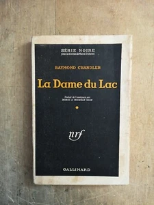 SERIE NOIRE GALLIMARD COUVERTURE PAPIER 1948 - LA DAME DU LAC - CHANDLER - Picture 1 of 10
