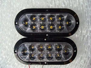 PAR DE LUCES DE RESPALDO LED DE MONTAJE EN SUPERFICIE 2 X 6" - Imagen 1 de 2