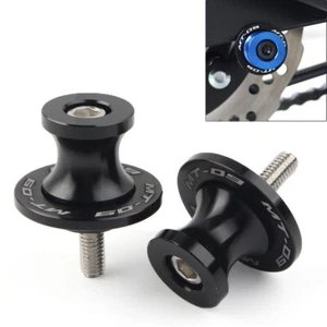 6MM CNC Schwingenspulen Slider für YAMAHA MT-09 FZ09 2013-2022 Motorrad Schwarz - Bild 1 von 8