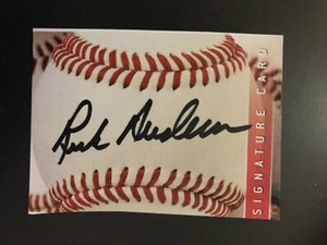 Tarjeta autografiada de Rick Anderson de los Mellizos de Minnesota firma Sweet Spot - Imagen 1 de 1