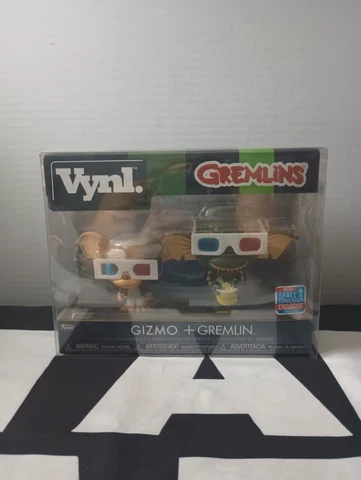Gizmo & Gremlin Fall Convention Exclusive FUNKO Vynl Gremlins MIB NEW Cover