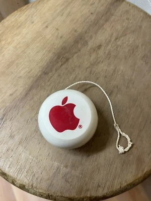 Vintage Apple Computers Inc Logo YO-YO Promo Rare Red Apple Logo Employees See! - Image 1 of 4