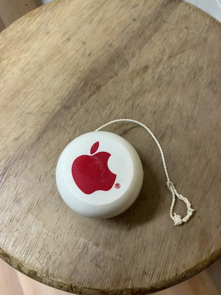 Vintage Apple Computers Inc Logo YO-YO Promo Rare Red Apple Logo Employees See! - Image 1 of 4