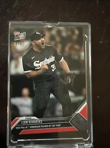 2023 Topps NOW PLAYERS CHOICE Liam Hendricks Comeback Player of the YR 5/10 Red - Picture 1 of 8