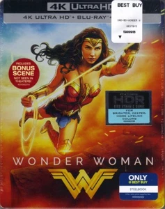 WONDER WOMAN BEST BUY EXCLUSIVE STEELBOOK 4K ULTRA HD+BLU RAY+DIGITAL COPY [NEW] - Bild 1 von 1