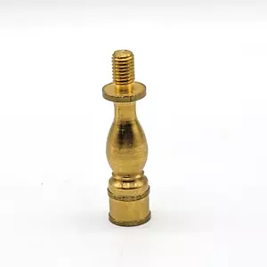 Decorative Finial Extension Riiser Standard Lampshade Thread Size 1/4" 1.5 in. - Picture 1 of 6
