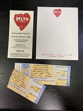 BROOKLYN Broadway Musical OPENING NIGHT GIFT Notepad +Tickets & Party Pass! 2004