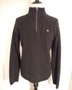 Ralph Lauren Polo Jean Co. Mens Navy Blue Metal 1/2 Zip Sweater Size Large L - Picture 1 of 8