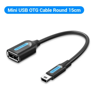 Mini USB Cable Charge Sync Data Lead Power Phone Charger Camera Car OTG Adapter - Image 1 of 4