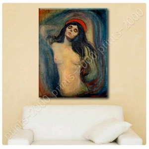Madonna by Edvard Munch | Poster or Wall Sticker Decal | Wall art artwork HD - Picture 1 of 18
