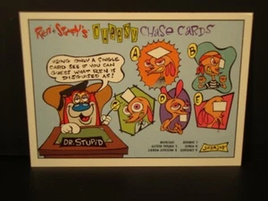 Nickelodeon, 1993 - Ren & Stimpy - "Cheesy Chase" - Subset Chase Card - 3 of 4 - Picture 1 of 4