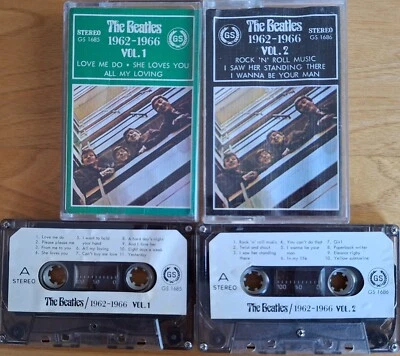 Beatles - The Beatles 1962-1966 Vol. 1 & 2 1973 Asia 41 Tracks 2 Cassettes EX. - Image 1 of 2