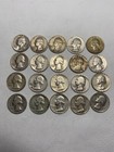 WASHINGTON QUARTERS 90% US Bullion Silver Coins - Lot of 20 - $5.00 Face