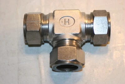 1" Tube 316ss Tee Compression Fitting HOKE GYROLOK 16TTT316 - Image 1 of 3