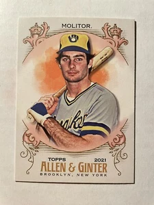 🔥Paul Molitor 2021 Topps Allen and Ginter Base SP #320 - Brewers - HOFer🔥 - Picture 1 of 2