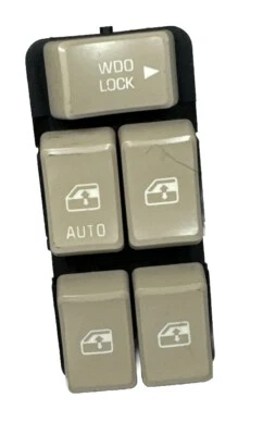 2004 - 2007 Buick Rendezvous Drivers interruptor de janela frontal esquerda fabricante de equipamento original - Imagem 1 de 4