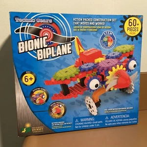 Techno Gears Bionic BIPLANE ONLY Set 60 Pieces KIDS Ages 6+ Construction Set - Picture 1 of 5