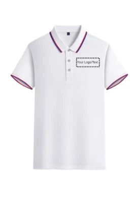 Personalizado Unisex Mujeres Hombres Polo Trabajo Camiseta Uniforme Fibra de Iones de Hielo Mangas Cortas Foto 1 de 4