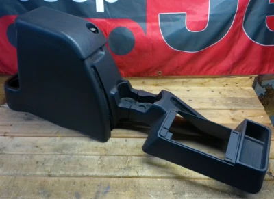 Consola de piso central Jeep TJ Wrangler portavasos COMPLETO con SUBWOOFER PIZARRA 05-06 Foto 1 de 4