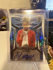 Lil Baby 2023 Leaf Pop Century Blue Scope Auto 3/5 RC Hip Hop Icon