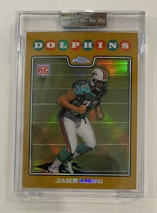 2008 TOPPS CHROME JAKE LONG TC222 ROOKIE GOLD REFRACTOR 171/199 Uncirculated