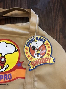 Vintage Snoopy All Pro Bag Tasche hellbraun 1958 klein - Bild 1 von 4