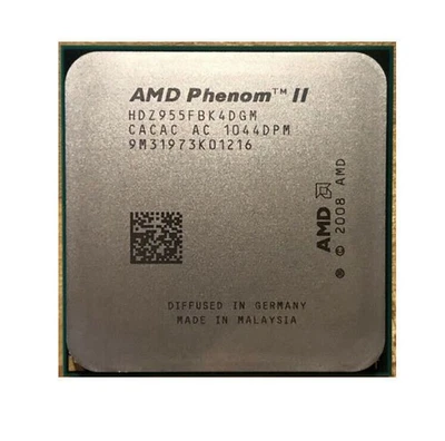 AMD Phenom II X4 955 HDZ955FBK4DGM CPU Processor Quad-Core 3.2 GHz 6M 125W - Image 1 of 2