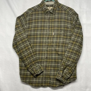 Woolrich Hemd Herren Large schwer kariert Flanell Button Down Outdoor Workwear - Bild 1 von 10