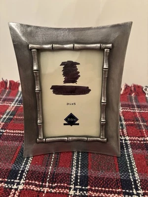 Fetco Brushed Metal Frame Pewter Finish 3 1/2 x 5 Photo - Image 1 of 4