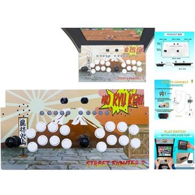 Ultimate Switch Fighting Stick for Arcade1Up - Dual Gamepad & Console Compatible