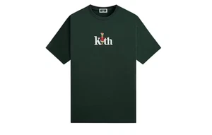 Kith x The Grinch Serif Tee  "GREEN' SZ L WITHOUT TAGS - Picture 1 of 5