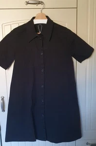 Monki Hemd Kleid Hemdkleid Kurzarm Größe S Schwarz NEU Retro - Bild 1 von 3