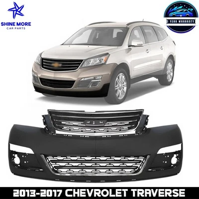 Front Bumper Cover Fascia & Grille Assembly For 2013-2017 Chevrolet Traverse Foto 1 de 4