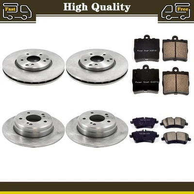 Juego de 6 pastillas de freno rotores de disco para Mercedes-Benz C230 1,8 L_ Foto 1 de 4