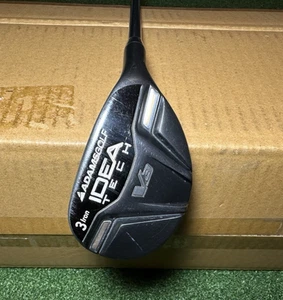 Adams Golf Idea Tech V3 Hybrid 3 Iron Bassara 65g Stiff Flex RH Tour Velvet Grip - Picture 1 of 11