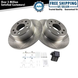 Rear Brake Rotor And Ceramic Pad Pair Set Kit & 1154200072 for Mercedes - Picture 1 of 7