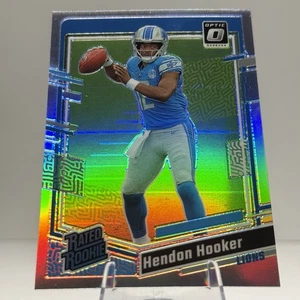 2023 Panini Donruss Optic Hendon Hooker Rated Rookie 234 RC Silver Prizm - Lions - Picture 1 of 2