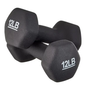 12 Lbs Neoprene Dumbbell Set For Strength Training - Picture 1 of 3