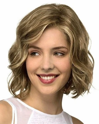 Peluca Estética Parte Mono Frontal Encaje Violeta Elige Color Playa Ondulada NUEVO ESTILO Foto 1 de 4