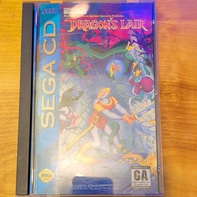 Dragon's Lair Sega CD 1993 ReadySoft Fantasy Action Adventure Manual Included