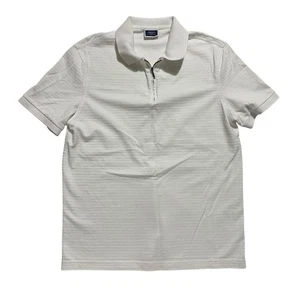 Charles Tyrwhitt 1/4 Zip Polo Shirt White Mens Medium Preppy - Picture 1 of 10